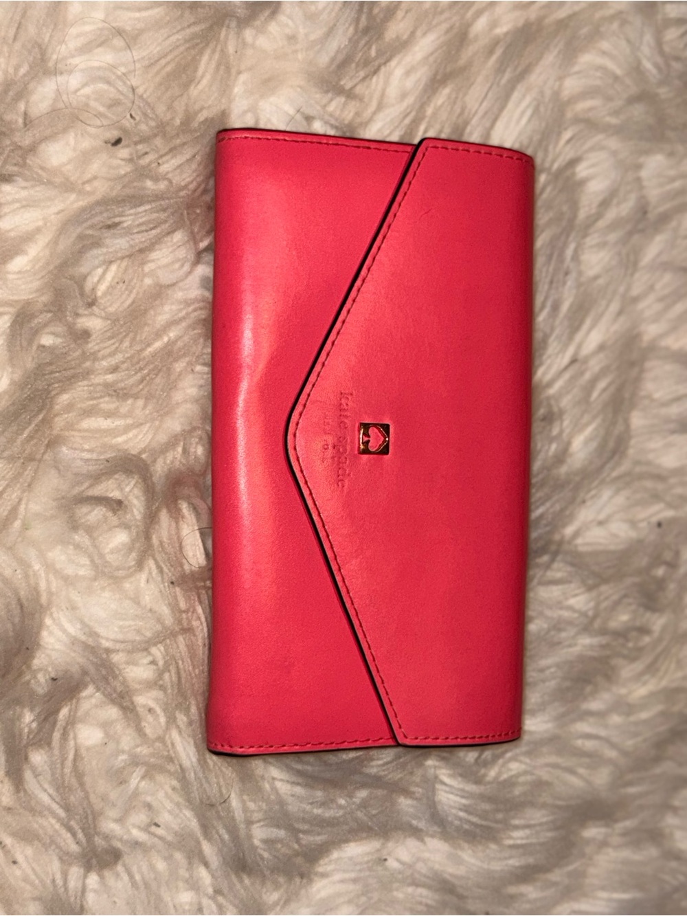 Kate Spade Hot Pink Envelope Wallet
